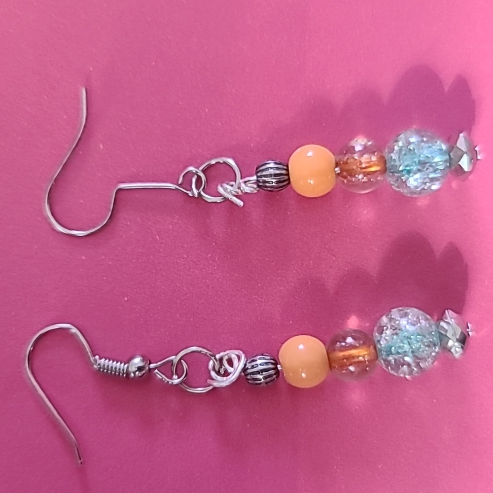 Earrings beautiful colors